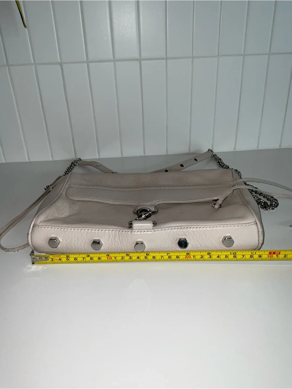 Rebecca Minkoff Mac Grey Crossbody Leather Bag